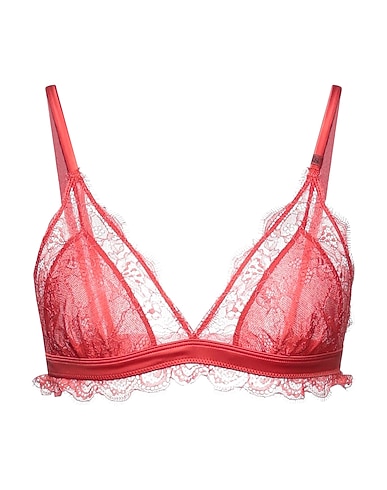 LOVE STORIES Bra Brick red 95% Polyamide, 4% Elastane, 1% Cotton