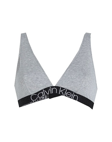 CALVIN KLEIN UNDERWEAR Bra UNLINED TRIANGLE Light grey 50% Cotton, 30% Lyocell, 16% Modal, 4% Elastane
