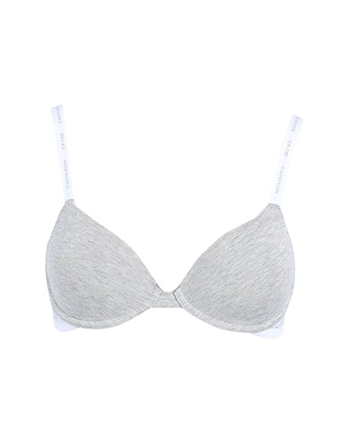 CK ONE Reggiseno LIGHTLY LINED DEMI BRA
 Grigio 55% Cotone, 37% Modal, 8% Elastan