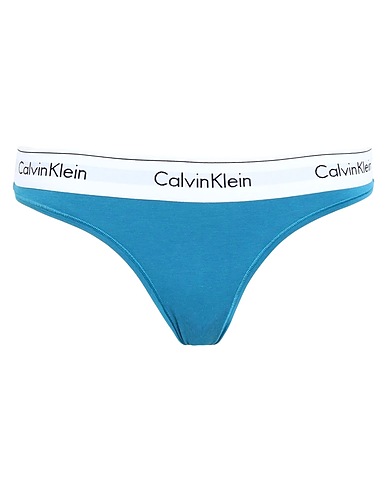 CALVIN KLEIN UNDERWEAR Brief THONG
 Deep teal 53% Cotton, 35% Modal, 12% Elastane