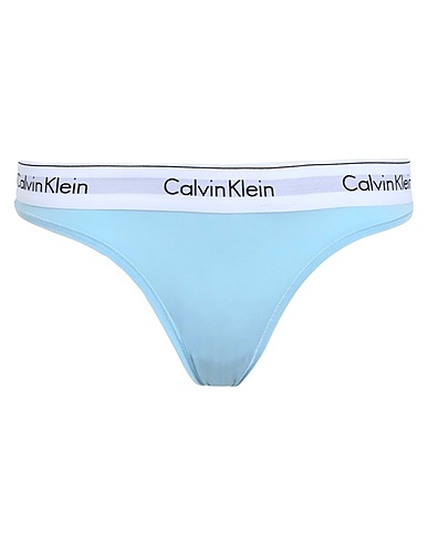 CALVIN KLEIN UNDERWEAR Brief THONG
 Sky blue 53% Cotton, 35% Modal, 12% Elastane