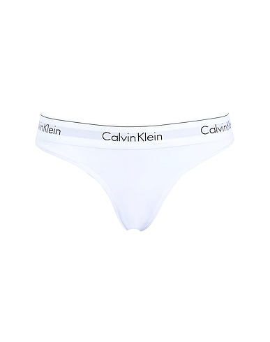 CALVIN KLEIN UNDERWEAR Brief THONG
 White 53% Cotton, 35% Modal, 12% Elastane