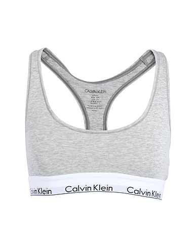 CALVIN KLEIN UNDERWEAR Bra BRALETTE
 Light grey 53% Cotton, 35% Modal, 12% Elastane