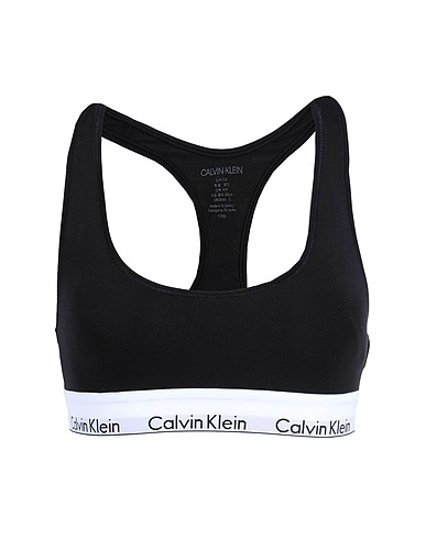 CALVIN KLEIN UNDERWEAR Bra BRALETTE
 Black 53% Cotton, 35% Modal, 12% Elastane
