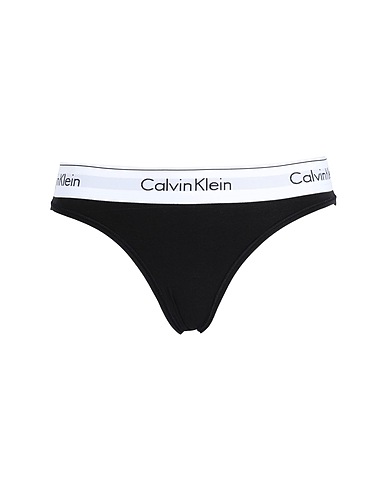 CALVIN KLEIN UNDERWEAR Brief BIKINI
 Black 53% Cotton, 35% Modal, 12% Elastane