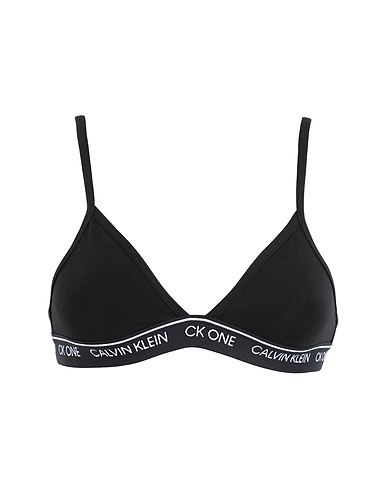 CK ONE Reggiseno UNLINED TRIANGLE BRA
 Nero 55% Cotone, 37% Modal, 8% Elastan
