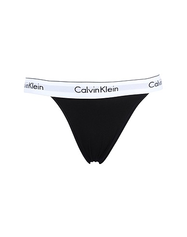 CALVIN KLEIN UNDERWEAR Slip HIGH LEG TANGA
 Noir 53% Coton, 35% Modal, 12% Élasthanne