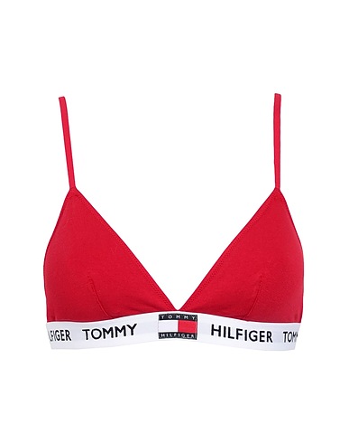 TOMMY HILFIGER Reggiseno PADDED TRIANGLE BRA
 Rosso 91% Cotone organico, 9% Elastan