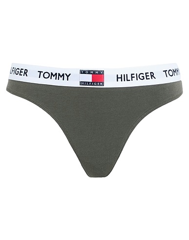 TOMMY HILFIGER Brief THONG Military green 91% Organic cotton, 9% Elastane