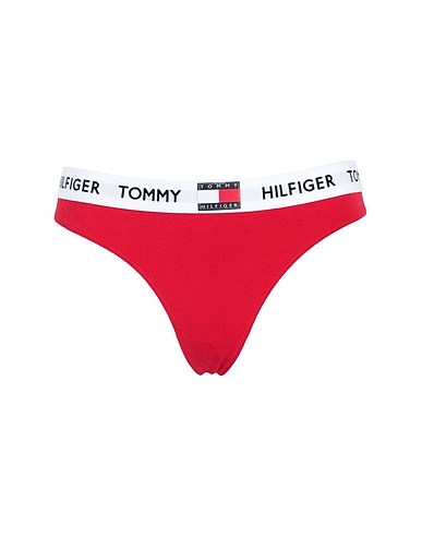 TOMMY HILFIGER Brief THONG Red 91% Organic cotton, 9% Elastane