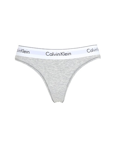 CALVIN KLEIN UNDERWEAR Brief THONG
 Light grey 53% Cotton, 35% Modal, 12% Elastane