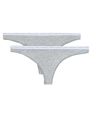 CK ONE Brief THONG 2PACK
 Grey 95% Cotton, 5% Elastane