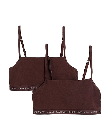 CK ONE Σουτιέν UNLINED BRALETTE 2PACK
 Σκούρο καφέ 95% Βαμβάκι, 5% Ελαστάνη