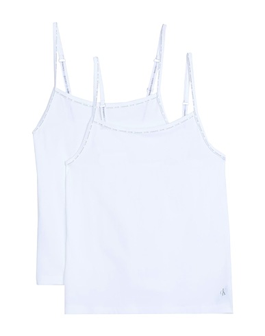 CK ONE Undershirt CAMISOLE 2PACK
 White 55% Cotton, 37% Modal, 8% Elastane