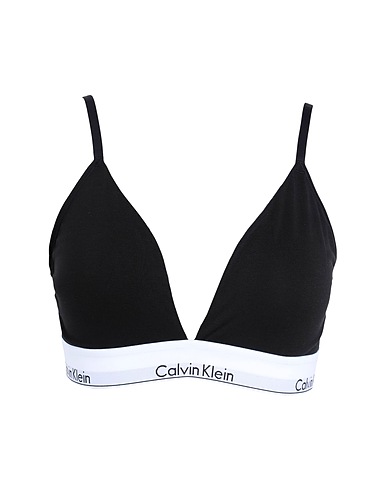 CALVIN KLEIN UNDERWEAR Bra LL TRIANGLE
 Black 53% Cotton, 35% Modal, 12% Elastane