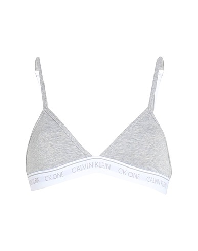 CK ONE BH UNLINED TRIANGLE BRA
 Grau 55% Baumwolle, 37% Modal, 8% Elastan