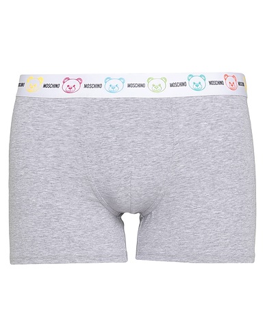 MOSCHINO Boxer Light grey 92% Cotton, 8% Elastane