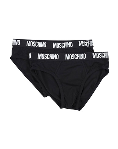MOSCHINO Brief Black 93% Cotton, 7% Elastane