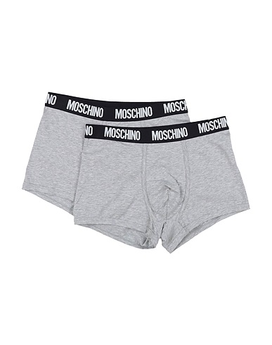 MOSCHINO Boxer UNDERWEAR Light grey 93% Supima®, 7% Elastane