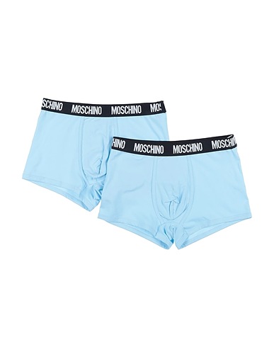 MOSCHINO Boxer UNDERWEAR Sky blue 93% Supima®, 7% Elastane