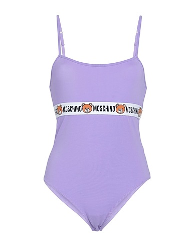 MOSCHINO Lingerie bodysuit Mauve 95% Cotton, 5% Elastane