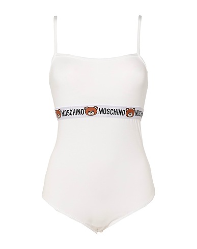 MOSCHINO Lingerie bodysuit White 95% Cotton, 5% Elastane