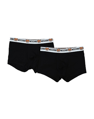 MOSCHINO Boxer Nero 95% Cotone, 5% Elastan