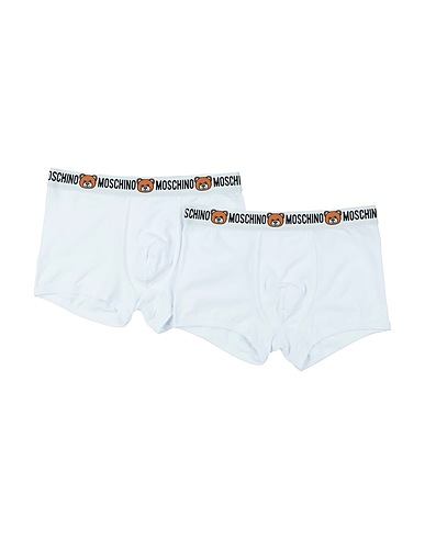 MOSCHINO Boxer Bianco 95% Cotone, 5% Elastan