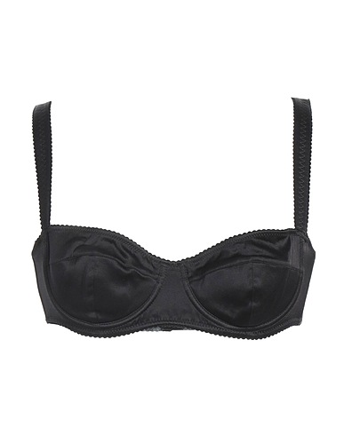 DOLCE&GABBANA Bra Black 96% Silk, 4% Elastane, Polyester, Polyurethane