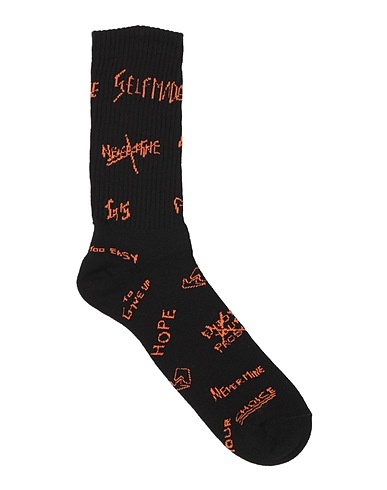SELF MADE by GIANFRANCO VILLEGAS Socks & tights Black 90% Cotton, 7% Lycra®, 3% Elastane