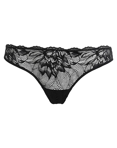 CALVIN KLEIN UNDERWEAR Brief THONG
 Black 82% Recycled nylon, 18% Elastane