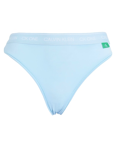 CK ONE Slip HIGH LEG TANGA
 Bleu ciel 89% Polyester recyclé, 11% Élasthanne recyclé