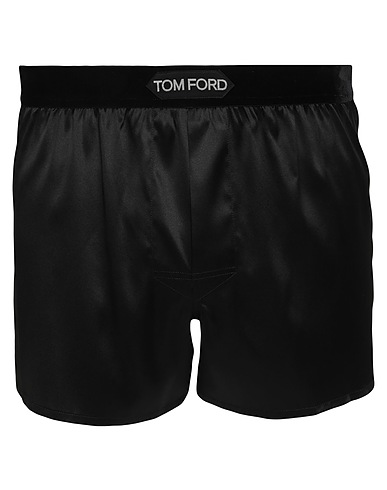 TOM FORD Boxer Black 93% Silk, 7% Elastane