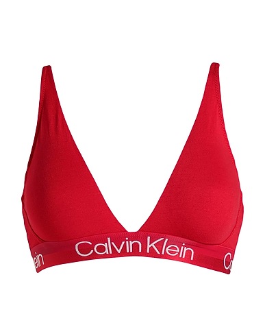 CALVIN KLEIN UNDERWEAR Bra LIGHT LINED TRIANGLE BRA Red 55% Cotton, 36% Polyester, 9% Elastane