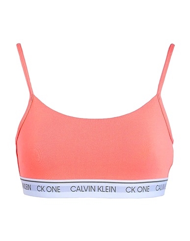 CK ONE Bra UNLINED BRALETTE Salmon pink 55% Cotton, 37% Modal, 8% Elastane