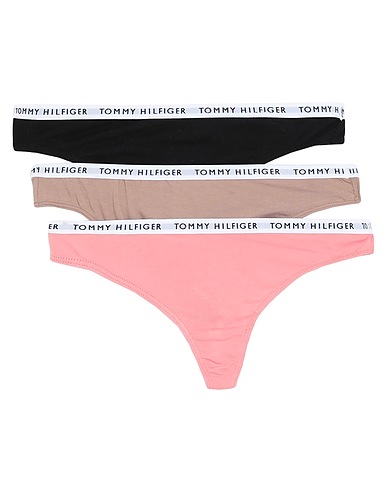 TOMMY HILFIGER Brief 3P THONG Pink 95% Cotton, 5% Elastane