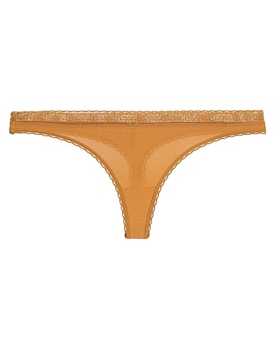 MAISON LEJABY Slip Giallo ocra 86% Modal, 11% Elastan, 3% Cotone