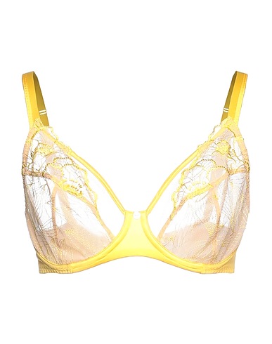 MAISON LEJABY Bra Yellow 55% Polyamide, 29% Polyester, 16% Elastane