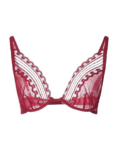 CHRISTIES Bra Red 50% Polyamide, 40% Cotton, 10% Elastane