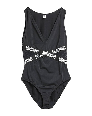 MOSCHINO Lingerie bodysuit Black 86% Polyester, 14% Elastane, Polyamide