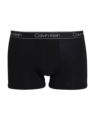 CALVIN KLEIN UNDERWEAR Boxer TRUNK Black 53% Cotton, 35% Modal, 12% Elastane