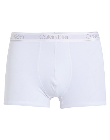 CALVIN KLEIN UNDERWEAR Boxer TRUNK White 53% Cotton, 35% Modal, 12% Elastane