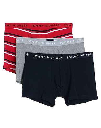 TOMMY HILFIGER Boxer 3P TRUNK PRINT Midnight blue 95% Cotton, 5% Elastane