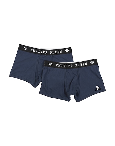 PHILIPP PLEIN Boxer Midnight blue 95% Cotton, 5% Elastane