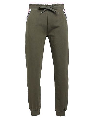 MOSCHINO Sleepwear Military green 95% Cotton, 5% Elastane