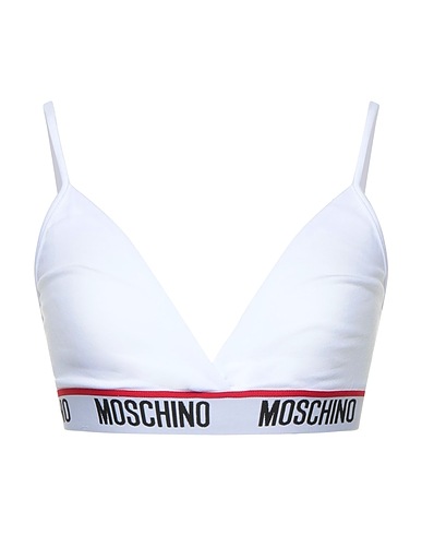 MOSCHINO Bra White 95% Cotton, 5% Elastane