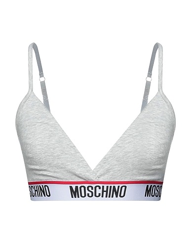 MOSCHINO Reggiseno Grigio chiaro 95% Cotone, 5% Elastan