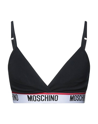 MOSCHINO Bra Black 95% Cotton, 5% Elastane