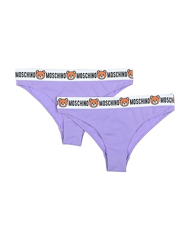 MOSCHINO Slip Malva 95% Cotone, 5% Elastan