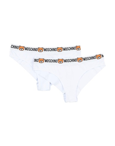 MOSCHINO Slip Bianco 95% Cotone, 5% Elastan